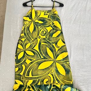 Custom print Polynesian dress